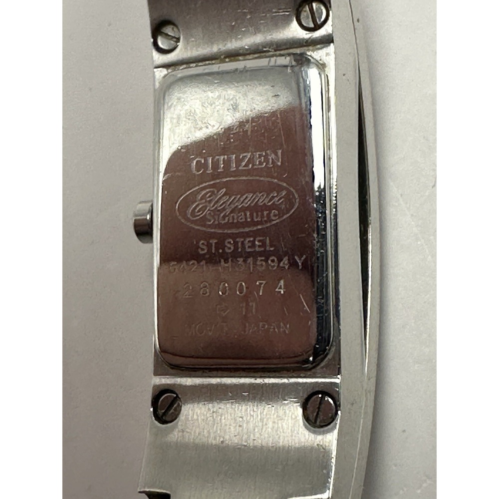 Citizen Elegance Signature‎ 5421-H31594 Ladies Watch 13MM 6.75" New Battery C55 - Picture 5 of 7